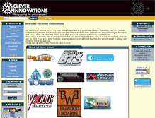 Tablet Screenshot of cleverinnovations.net